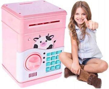 СЕЙФ-КОПИЛКА АТМ ДЛЯ МОНЕТ БАНКНОТЫ ЭЛЕКТРОННЫЙ PIN-ЗАМОК