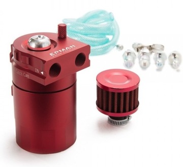 Oil Catch Tank EPMAN 10mm , 15mm filterek RED