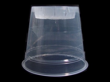 Прозрачный бесцветный горшок для орхидеи Орхидея <14см 2шт