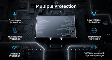 6,2 кВт, 230 В, солнечный инвертор, 6500 Вт, гибридный ИБП, 6 кВт, сетевые батареи, 48 В постоянного тока