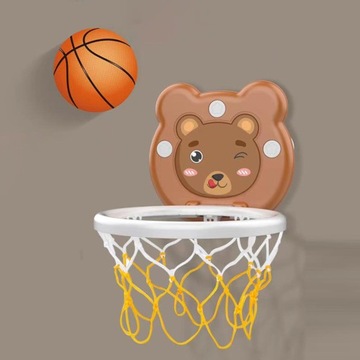 Mini obręcz do koszykówki z piłkami Early