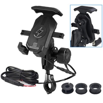 USB индукционное зарядное устройство мотоцикл держатель телефона Держатель Двигатель Двигатель вибрации