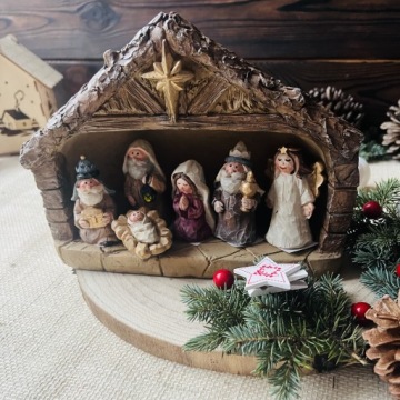 Рождественская кроватка Конюшня под елку Рождественское украшение ПОДАРОК