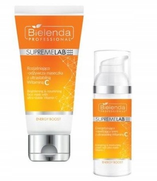 BIELENDA SUPREMELAB ZESTAW ENERGY BOOST KREM+MASKA
