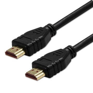 Video Kabel HDMI M - HDMI M, HDMI 2.1 - Ultra High Speed, 3m, pozłacane złą