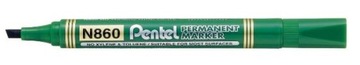 Marker permanentny PENTEL N860 zielony ścięty NaBiurQ