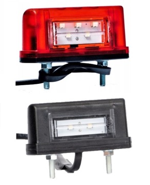 СВЕТОДИОДНАЯ ЛАМПА ДЛЯ ОСВЕЩЕНИЯ НОМЕРНОГО ЗНАКА. 12-24В ХОМ.Е9 м