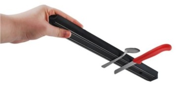 Магнитная полоса Ruhhy для ножей и инструментов 33 см для кухни и гаража.