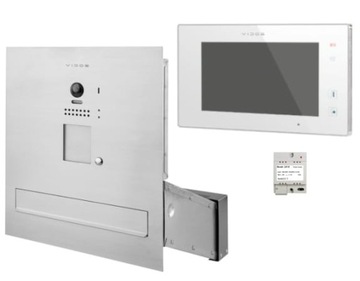 Skrzynka wideodomofon S1201A-SKM + monitor VIDOS