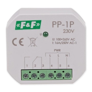 F&F PRZEKAŹNIK ELEKTROMAGNET. Ø60 PP-1P 230V