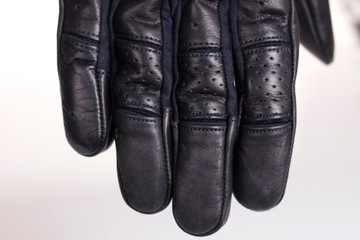 ПЕРЧАТКИ ДЛЯ МОТОЦИКЛА HUSAR MAVERIK КОЖАНЫЕ черные