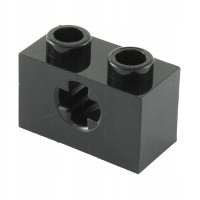 LEGO Klocek 1x2 oś 32064 4114294 Czarna 1szt Uży