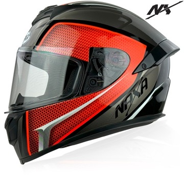 KASK MOTOCYKLOWY INTEGRALNY FULL FACE PEŁNY INTERKOM READY NAXA F30 r.S