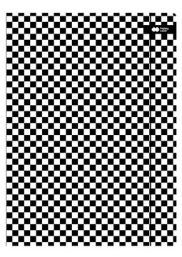 TECZKA z gumką A4 HAPPY COLOR Black&White SZACHOWNICA SKATE