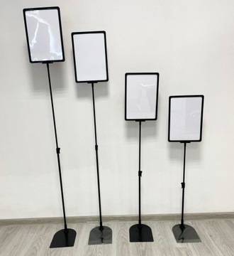 Прайс-лист, рекламный стенд телескопический, ценовой стенд CC 58-101 см, рамка А4