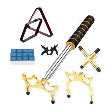 Выдвижной мостик для бильярдного кия, аксессуар для бильярдного кия из красного золота