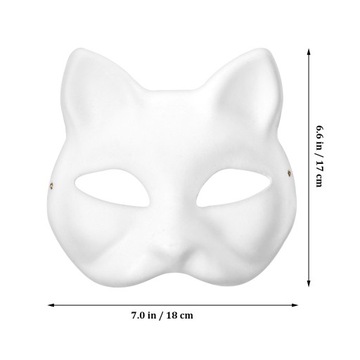 5 szt. Plastikowa maska Kota KOT do malowania DIY