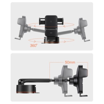 ИНДУКТИВНОЕ ЗАРЯДНОЕ УСТРОЙСТВО BASEUS ДЛЯ АВТОМОБИЛЬНОГО ОКНА КОКПИТ 15 Вт