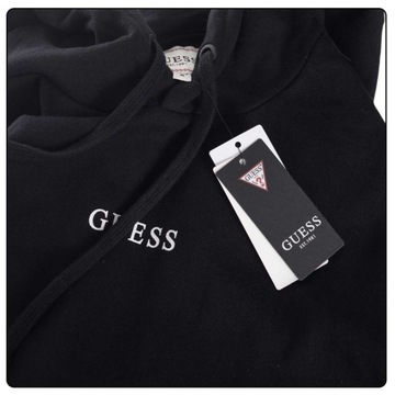 GUESS BLUZA MĘSKA Z KAPTUREM ROY GUESS HOODIE BLACK r.XXL