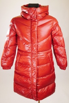 WOOLRICH Women's Red Padded Puffer Parka Jacket Polyamide Size S New RRP €9