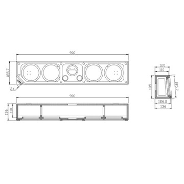ЦЕНТРАЛЬНАЯ КОЛОННА TAGA HARMONY PLATINIUM C-100 V.4