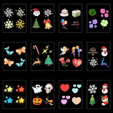 ПРОЕКЦИОННАЯ ЛАМПА ПРОЕКТОР СВЕТОДИОДНЫЙ ПРОЕКТОР MIRIC ML-1 12 УЗОРОВ ДЛЯ РОЖДЕСТВА