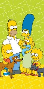 RĘCZNIK SIMPSONOWIE HOMER THE SIMPSONS 70x140