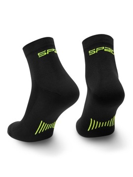 SPAIO Спортивные носки RUNNING 01 ЧЕРНЫЙ/ЖЕЛТЫЙ 38-40