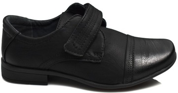 AP New Черные деловые туфли на липучке, 20,5 см — 33