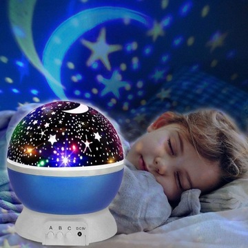 ПРОЕКТОР DREAMY SKY ДЛЯ ПОТОЛКА ЗВЕЗД СВЕТОДИОДНЫЙ НОЧНИК ВРАЩЕНИЕ НА 360°