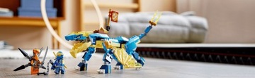 LEGO NINJAGO 71760 ПОДВИЖНЫЕ ГРОМОВОЙ ДРАКОН СОЙКА ЛЕТАЮЩИЕ ВИРМЕР БЛОКИ ДЛЯ ДЕТЕЙ