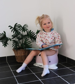 Горшок Bo Jungle Potty Whale серый 6м+
