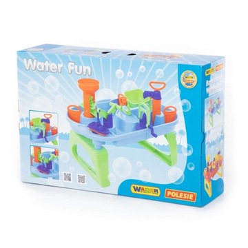 СТОЛИК ДЛЯ ВОДЫ ДЛЯ САДОВОЙ БАНИ ВАННА 3В1 + игрушки
