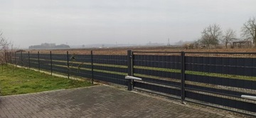 ЧЕРНАЯ ЛЕНТА ДЛЯ ЗАБОРА 19смx35м ПОКРЫТИЕ ЗАБОРА УФ-ФИЛЬТР + ЗАЖИМЫ