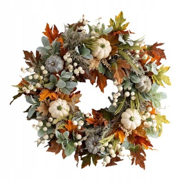 Uczne dynie wieniec Jesienny wieniec, ślubna