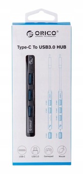USB-C HUB 4 x USB 3.1 GEN1, алюминий ORICO
