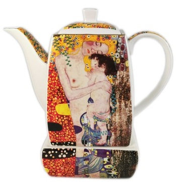 CZAJNIK Z PODGRZEWACZEM MACIERZYŃSTWO G. KLIMT