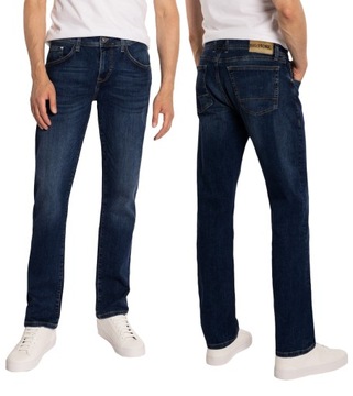 Spodnie Jeansowe Męskie Granatowe Texasy Dżinsy BIG MORE JEANS N24 W32 L30