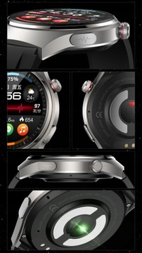 СМАРТЧАСЫ МУЖСКИЕ КАРДИООДЧ ЭКГ САХАР HRV TALKS 3 ПОЛОСКИ СТЕКЛО МЕНЮ PL