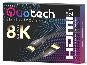 HDMI 2.1 8K Ultra High Speed ​​кабель QUOTECH 1м