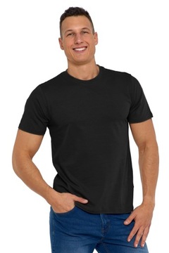 3x KOSZULKA MĘSKA T-shirt Bawełniane BASIC Gładkie Klasyczna MORAJ r. 5XL