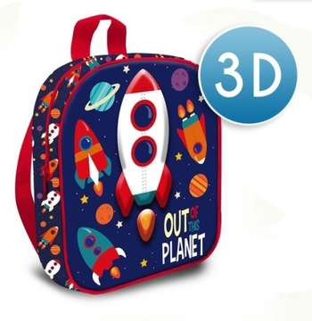 Plecak 3D OUT OF THIS PLANET (30cm)