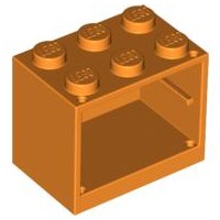 LEGO Klocek - Kontener (4532a) pomarańczowy 1szt