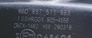 AUDI A4 A5 A6 A7 Q5 ZRCÁTKO VNITŘNÍ 8W0857511