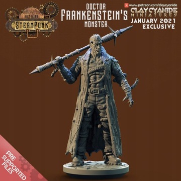 Dr. Frankenstein's Monster Clay Cyanide Miniature