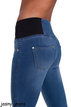 557__roz._3XL__WYSZCZUPLAJĄCE SPODNIE JEANS,SLIM