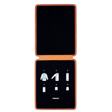 ЧЕХОЛ ДЛЯ РУБАШКИ TRAVEL ОРАНЖЕВЫЙ ЧЕХОЛ ЖЕСТКИЙ ЧЕХОЛ