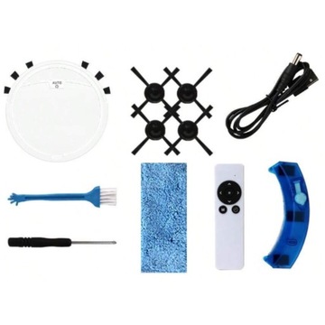 ROBOT SPRZĄTAJĄCY ODKURZAJĄCY ODKURZACZ 3W1 MOP AUTOMATYCZNY PŁASKI