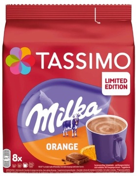 TASSIMO MILKA ORANGE капсулы - Лимитированный выпуск, 8 шт.