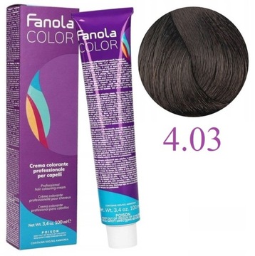 Fanola Crema Colorante Farba 100ml Nr 4.03